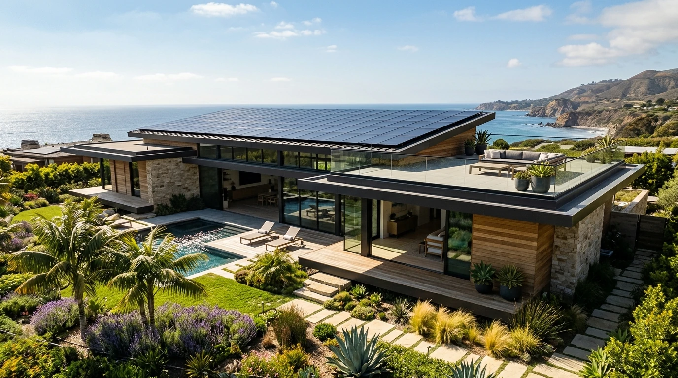 Residential Villa Solar Plant